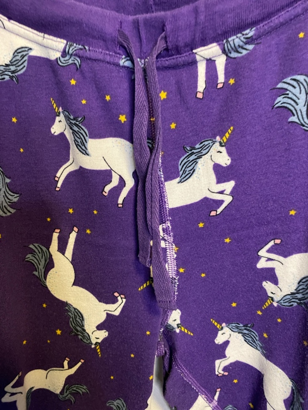 Hanna Andersson Purple Unicorn Print Pajama Set - Picture 9 of 12